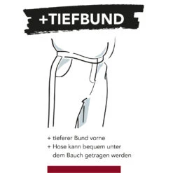 Tiefbundjeans TUURE Dunkelblau -Warme Kleidung jv fit tiefbund 8