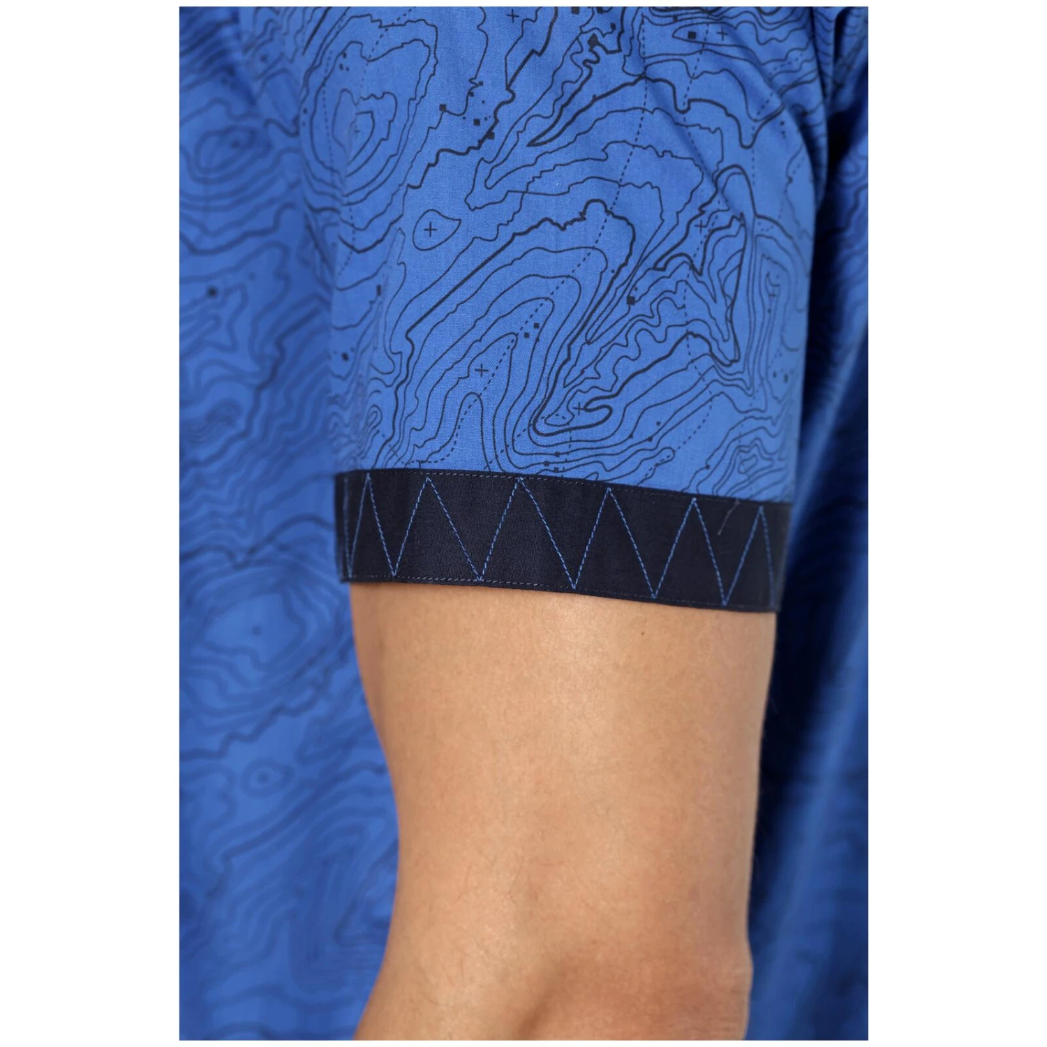 Kurzarmhemd LYSANDER Royal Blau 6 Kurzarmhemd LYSANDER Royal Blau – Bild 4