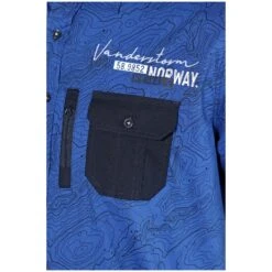 Kurzarmhemd LYSANDER Royal Blau 16 Kurzarmhemd LYSANDER Royal Blau -Warme Kleidung server 1004