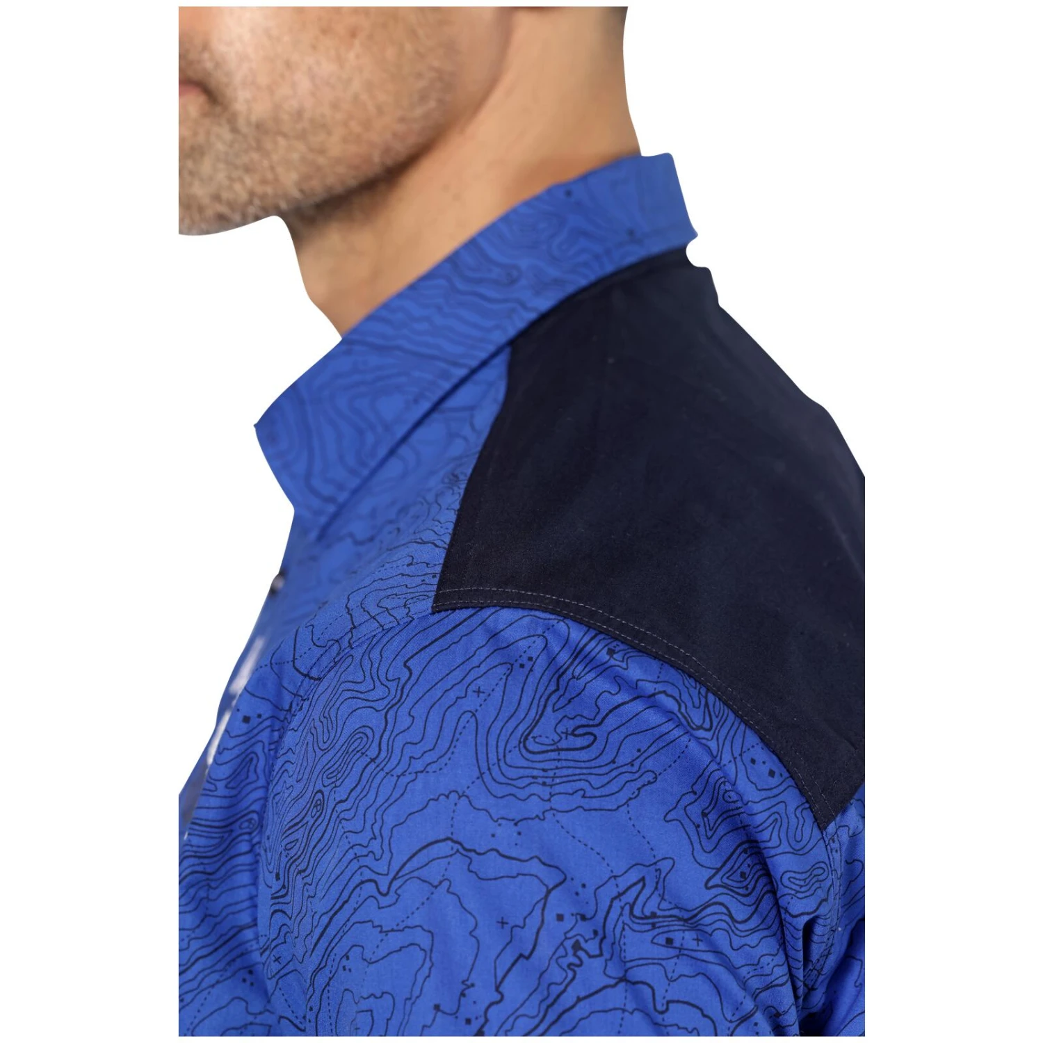 Kurzarmhemd LYSANDER Royal Blau 11 Kurzarmhemd LYSANDER Royal Blau – Bild 9