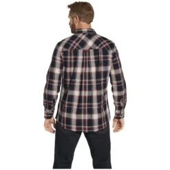 Hemd KEKE Dunkelblau Kariert -Warme Kleidung server 1012