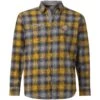 Hemd GERMOL Dunkelgelb Kariert -Warme Kleidung server 1034