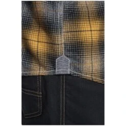 Hemd GERMOL Dunkelgelb Kariert -Warme Kleidung server 1042