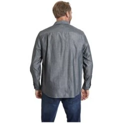 Doppelpack Hemd ULFE Grau Weiß -Warme Kleidung server 1046