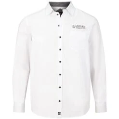 Doppelpack Hemd ULFE Grau Weiß -Warme Kleidung server 1053