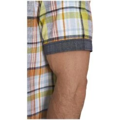 Kurzarmhemd MAART Grün Kariert -Warme Kleidung server 1059