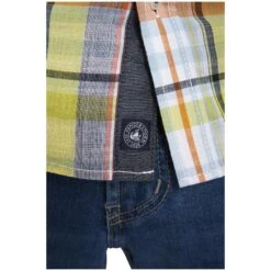 Kurzarmhemd MAART Grün Kariert -Warme Kleidung server 1060