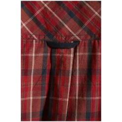 Kurzarmhemd EMYLS Rot Kariert -Warme Kleidung server 1093