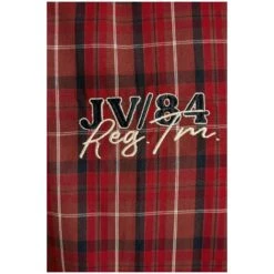 Kurzarmhemd EMYLS Rot Kariert -Warme Kleidung server 1094