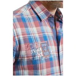 Hemd BERSE Blau Kariert -Warme Kleidung server 1099