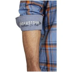 Hemd IVERSEN Hellblau Kariert -Warme Kleidung server 1109