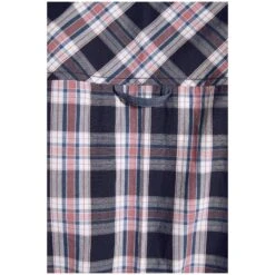 Kurzarmhemd ARNELF Dunkelblau Kariert -Warme Kleidung server 1114