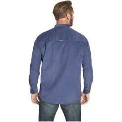 Cordhemd STORVEN Blau -Warme Kleidung server 1149