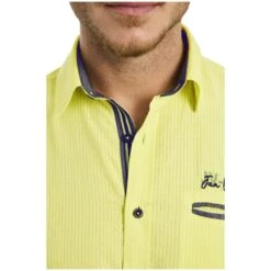 Kurzarmhemd MAWENS Gelb -Warme Kleidung server 1164