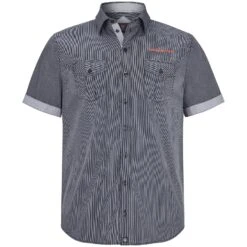 Hemd AABEL Schwarz Gestreift