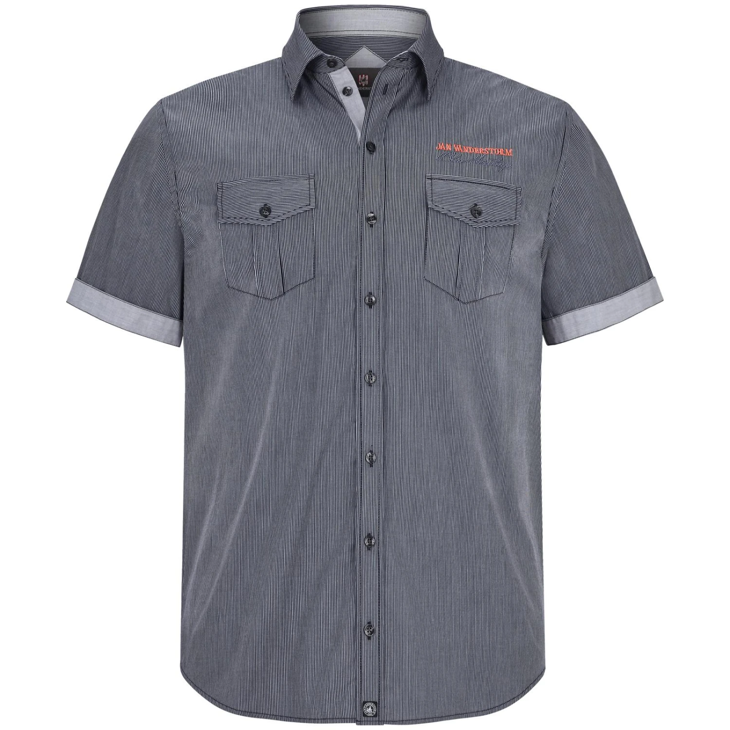 Hemd AABEL Schwarz Gestreift 3 Hemd AABEL Schwarz Gestreift