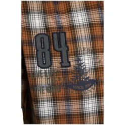 Hemd GYRTH Orange Kariert -Warme Kleidung server 1197