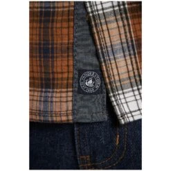 Hemd GYRTH Orange Kariert -Warme Kleidung server 1198