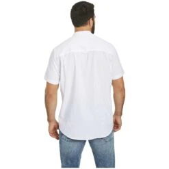 Kurzarmhemd ALBART Weiß -Warme Kleidung server 1227