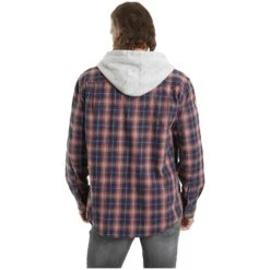 Flanellhemd FANNAR Blau Kariert -Warme Kleidung server 1250