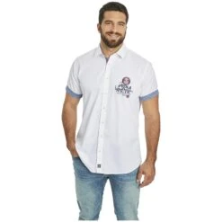 Doppelpack Hemd SVERKER Weiß Blau -Warme Kleidung server 1285