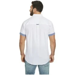 Doppelpack Hemd SVERKER Weiß Blau -Warme Kleidung server 1287