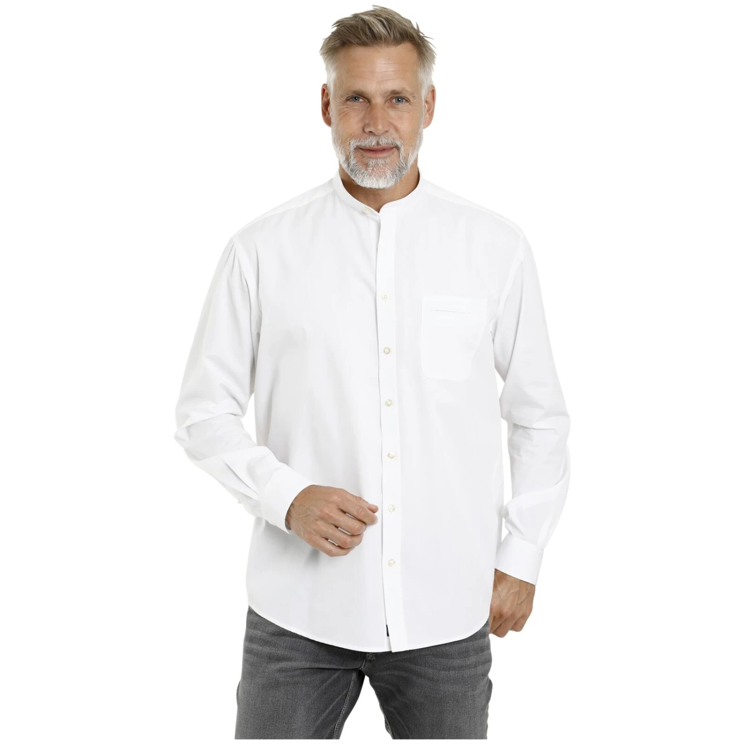 Doppelpack Hemd HEIMIR Weiß Blau 4 Doppelpack Hemd HEIMIR Weiß Blau – Bild 2