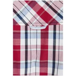 Kurzarmhemd WENTZEL Rot Kariert -Warme Kleidung server 1330