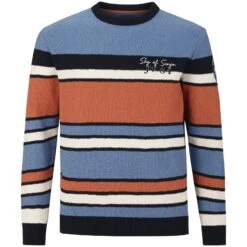 Pullover EMPSU Blau Orange