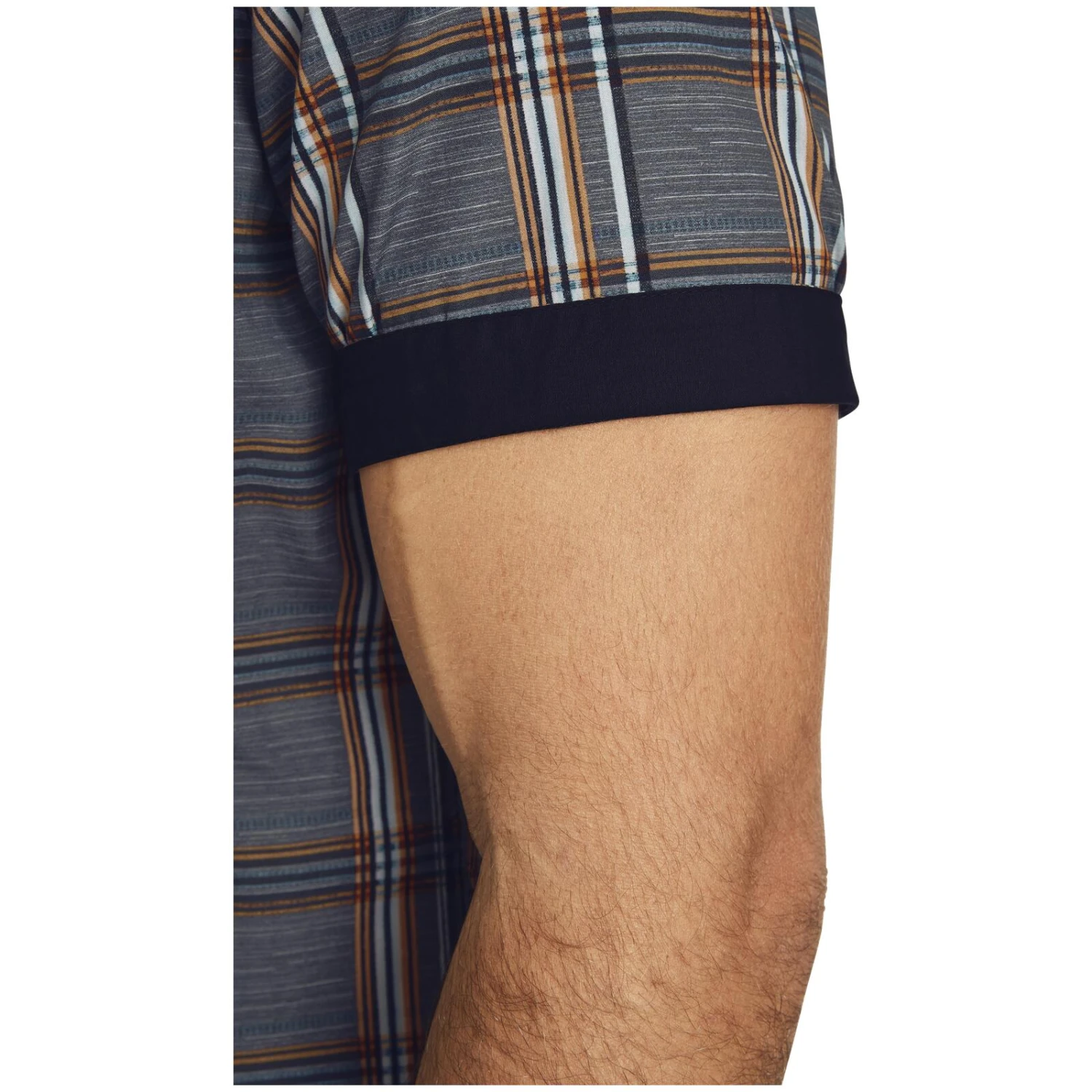 Kurzarmhemd ZESAR Dunkelgrau Kariert 6 Kurzarmhemd ZESAR Dunkelgrau Kariert – Bild 4