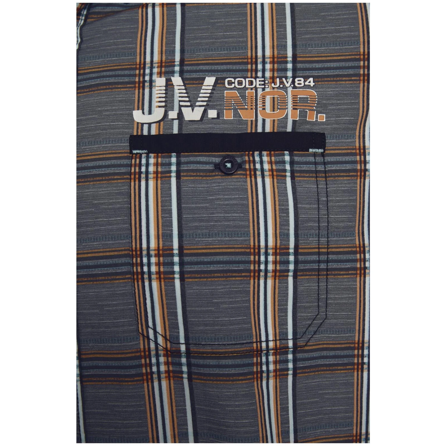 Kurzarmhemd ZESAR Dunkelgrau Kariert 7 Kurzarmhemd ZESAR Dunkelgrau Kariert – Bild 5