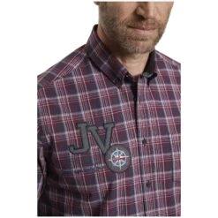 Hemd WERNULF Dunkelrot Kariert -Warme Kleidung server 1430