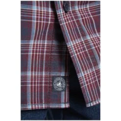 Hemd WERNULF Dunkelrot Kariert -Warme Kleidung server 1431