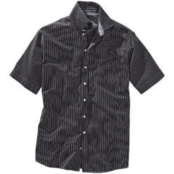 Streifenhemd PERTTU Schwarz -Warme Kleidung server 1484