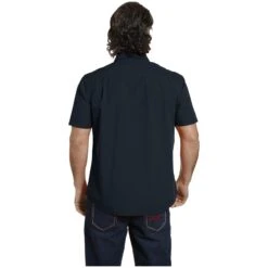 Kurzarmhemd FREYDIS Dunkelblau 11 Kurzarmhemd FREYDIS Dunkelblau -Warme Kleidung server 1496