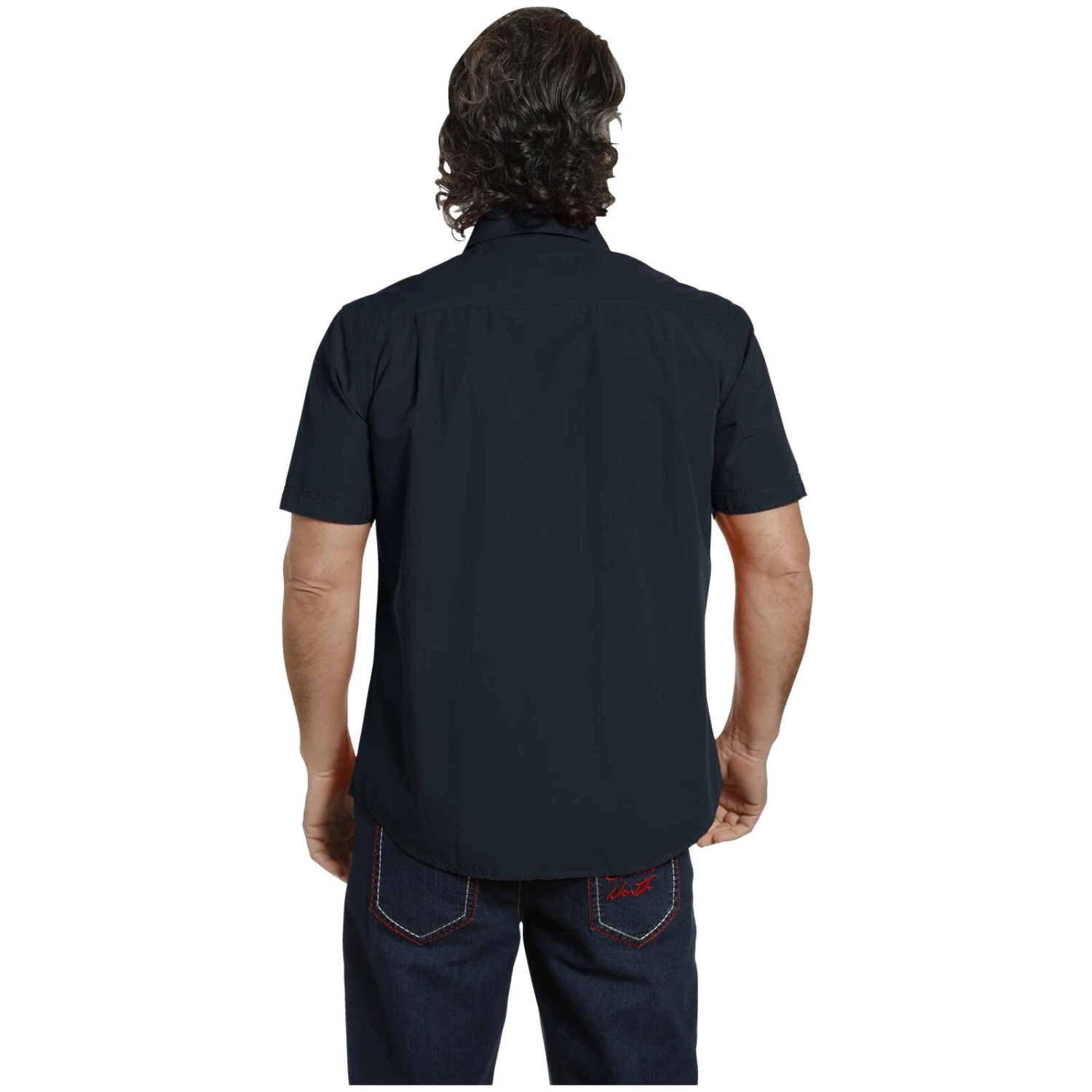 Kurzarmhemd FREYDIS Dunkelblau 5 Kurzarmhemd FREYDIS Dunkelblau – Bild 3