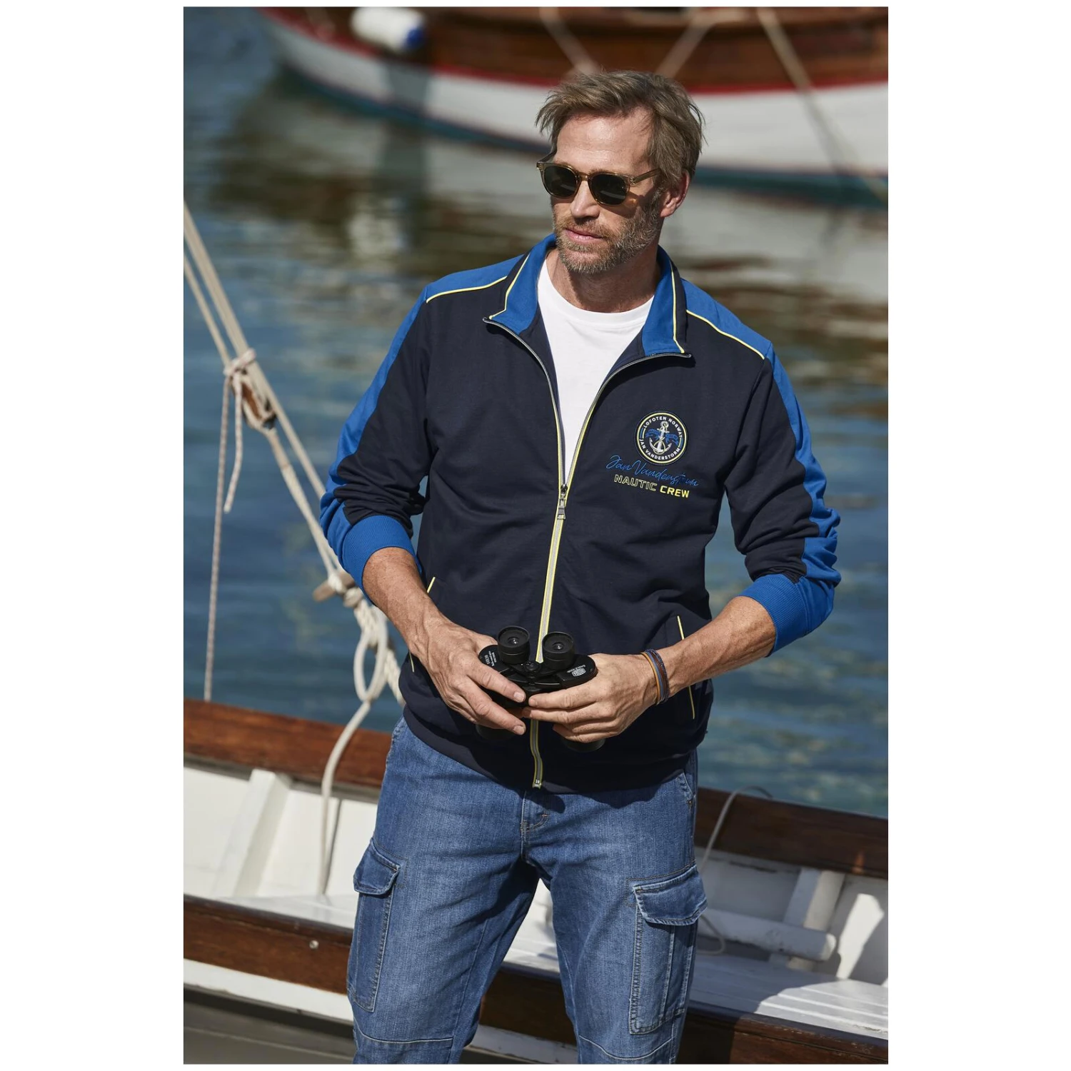 Sweatjacke PIINUS Dunkelblau 10 Sweatjacke PIINUS Dunkelblau – Bild 8