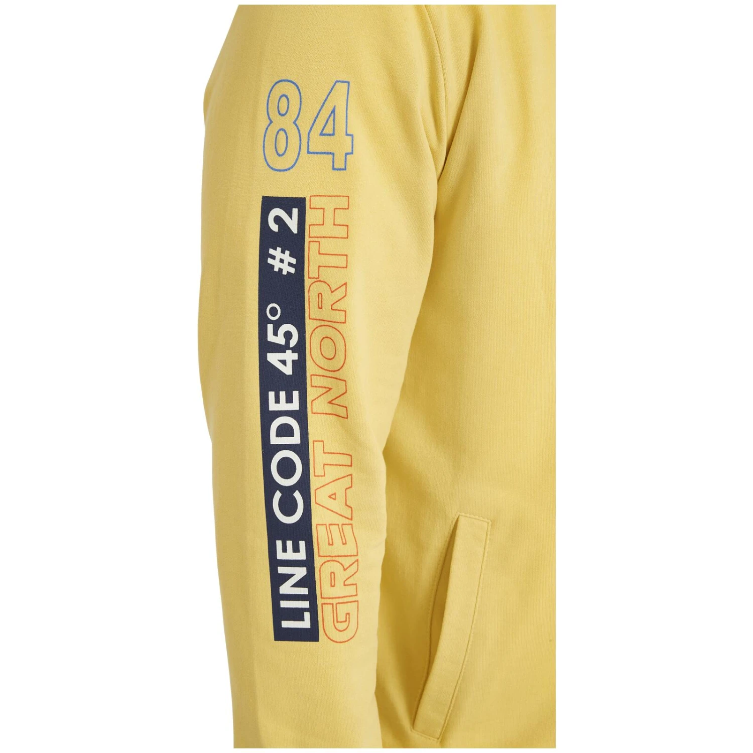 Sweatjacke RODERICH Gelb 9 Sweatjacke RODERICH Gelb – Bild 7