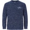 Pullover BEETU Blau Melange -Warme Kleidung server 161
