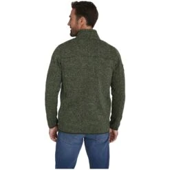 Strickfleecejacke KOLMUND Oliv -Warme Kleidung server 1637