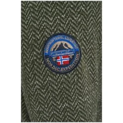 Strickfleecejacke KOLMUND Oliv -Warme Kleidung server 1638