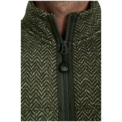 Strickfleecejacke KOLMUND Oliv -Warme Kleidung server 1639