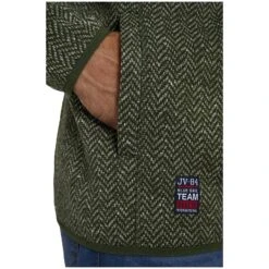 Strickfleecejacke KOLMUND Oliv -Warme Kleidung server 1641