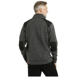 Strickfleecejacke YUL Grau Gemustert -Warme Kleidung server 1657