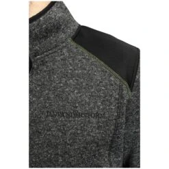 Strickfleecejacke YUL Grau Gemustert -Warme Kleidung server 1659