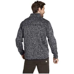 Strickfleecejacke KOLMUND Schwarz -Warme Kleidung server 1685