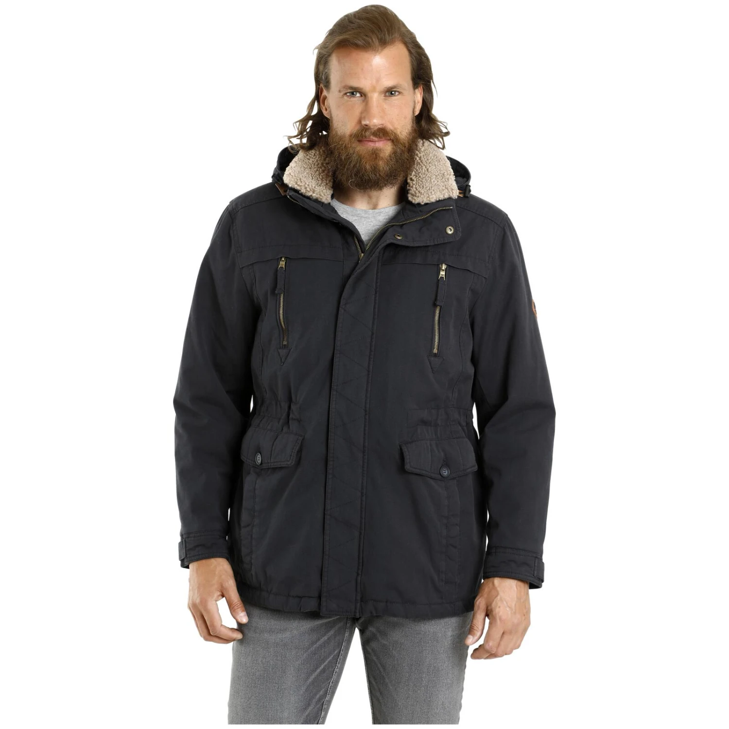 Jacke LUDVIG Dunkelblau 4 Jacke LUDVIG Dunkelblau – Bild 2