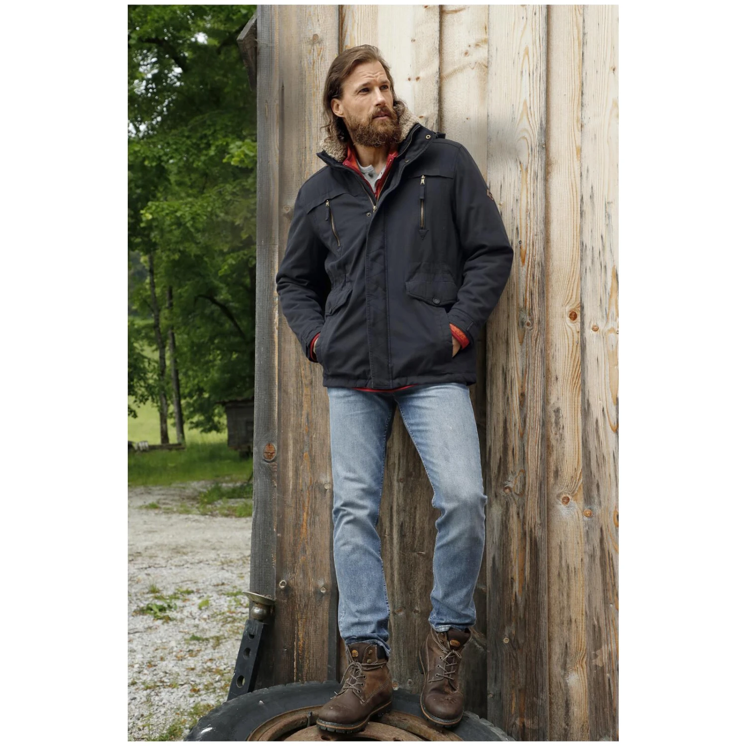 Jacke LUDVIG Dunkelblau 8 Jacke LUDVIG Dunkelblau – Bild 6