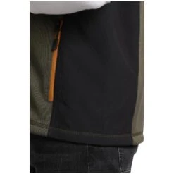 Outdoorweste ADALWOLF Oliv Schwarz -Warme Kleidung server 1722