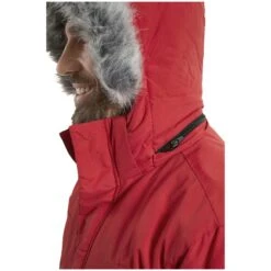 Parka TOMMEN Rot -Warme Kleidung server 1753